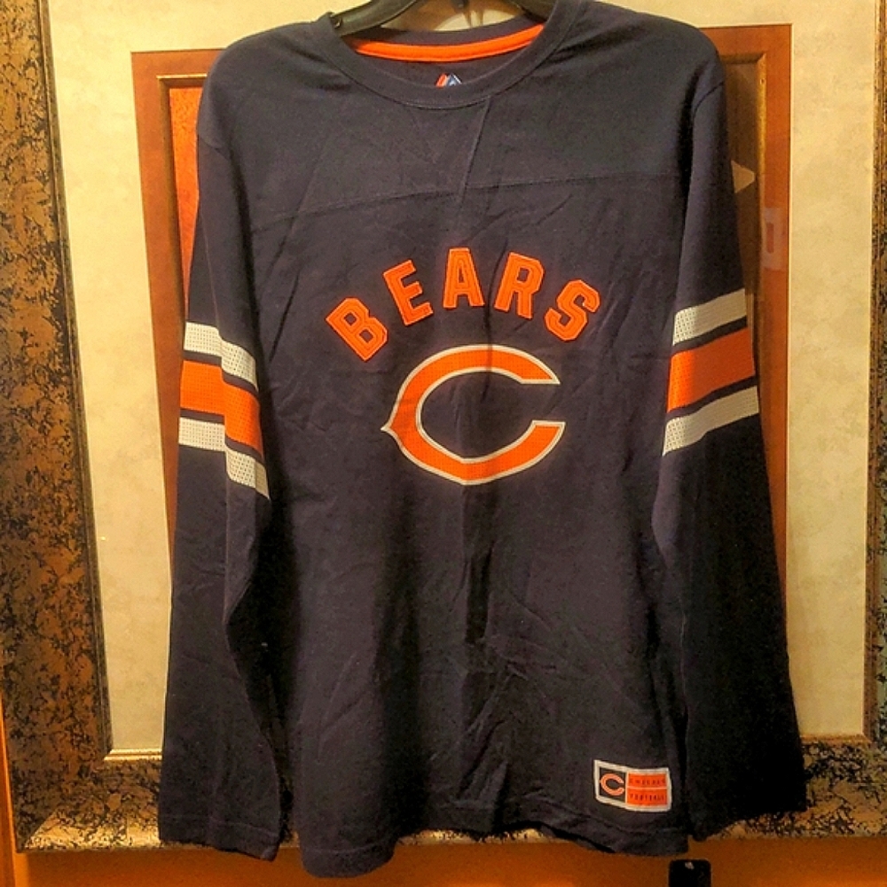 CHICAGO BEARS-FOOTBALL LOGO LONG SLEEVE T-SHIRT